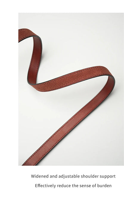 Camera Hub Essentials Genuine Leather Camera Shoulder Strap - 116 Black natural