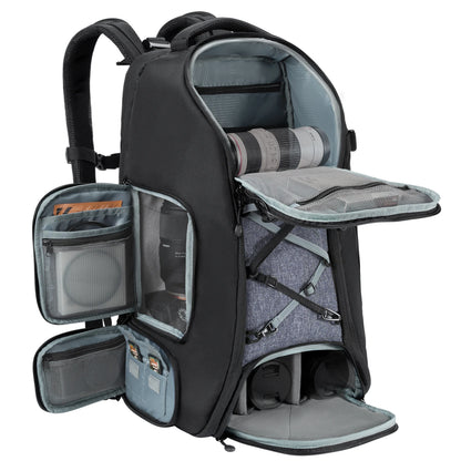K&F Concept 25L/32L Large Camera Backpack with 15-Inch Laptop Compartment - 32L