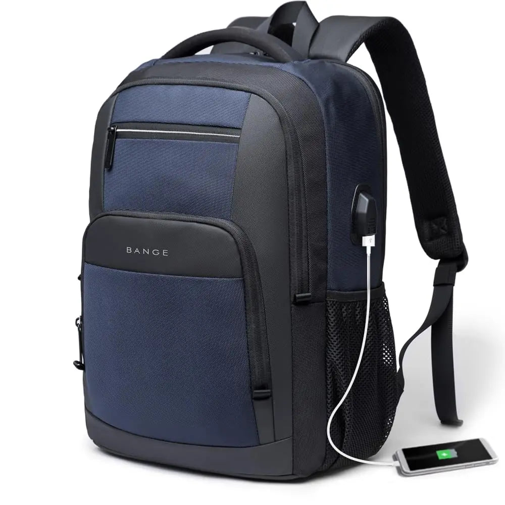 BANGE Lightweight 15.6-Inch USB Laptop Backpack