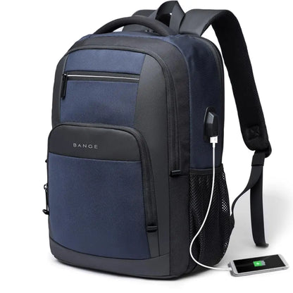 BANGE Lightweight 15.6-Inch USB Laptop Backpack