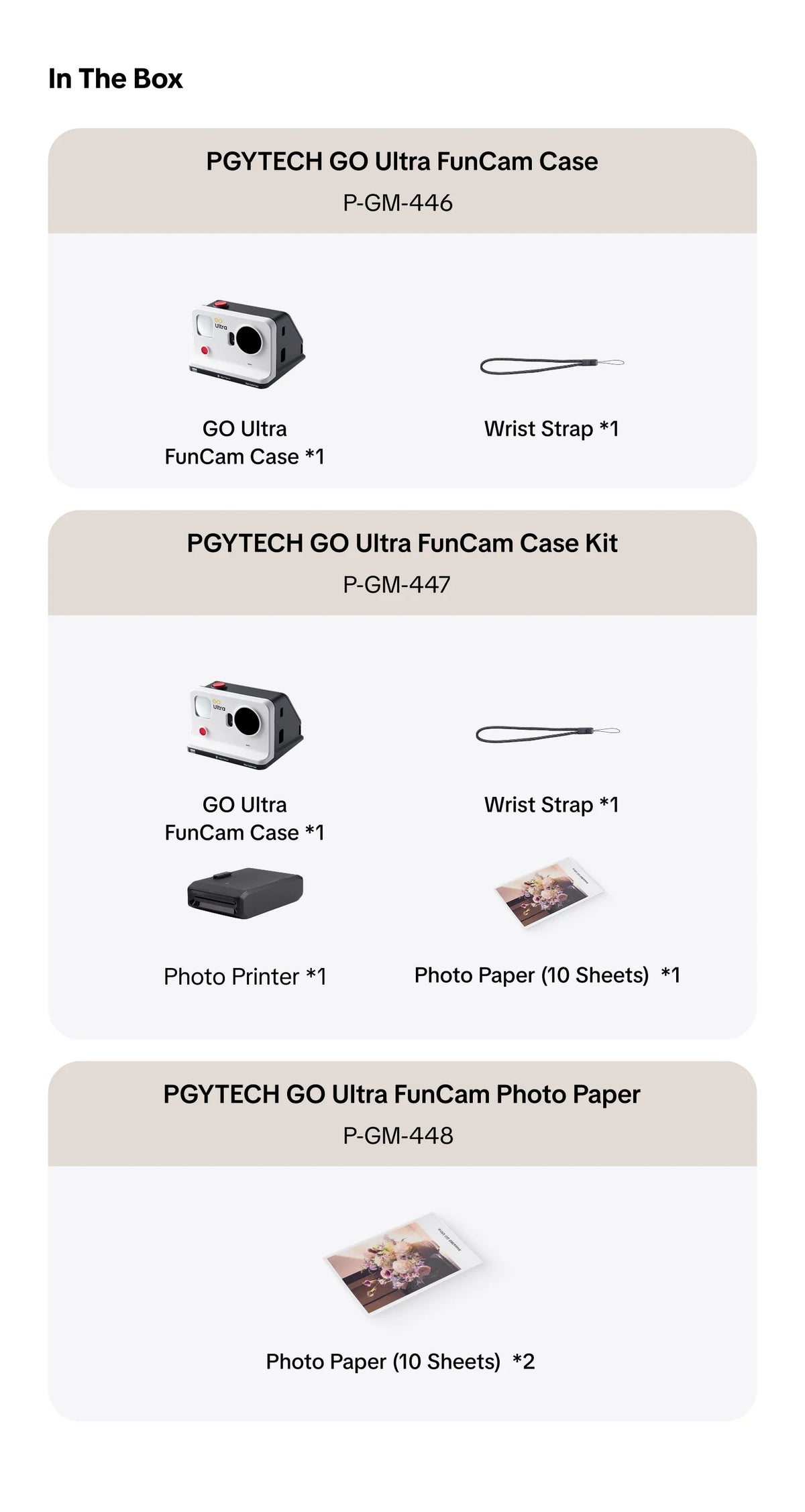 PGYTECH GO Ultra FunCam Case for Insta360 GO Ultra