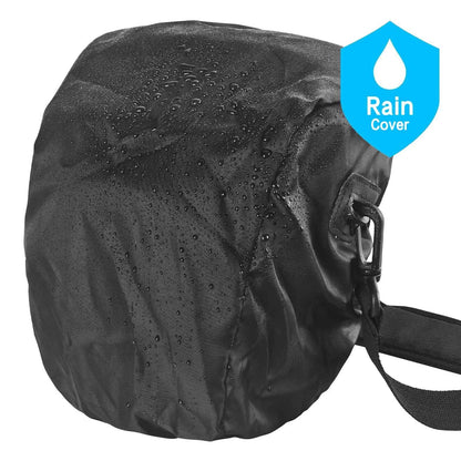 FOSOTO FT-R5 DSLR Shoulder Camera Bag with Rain Cover