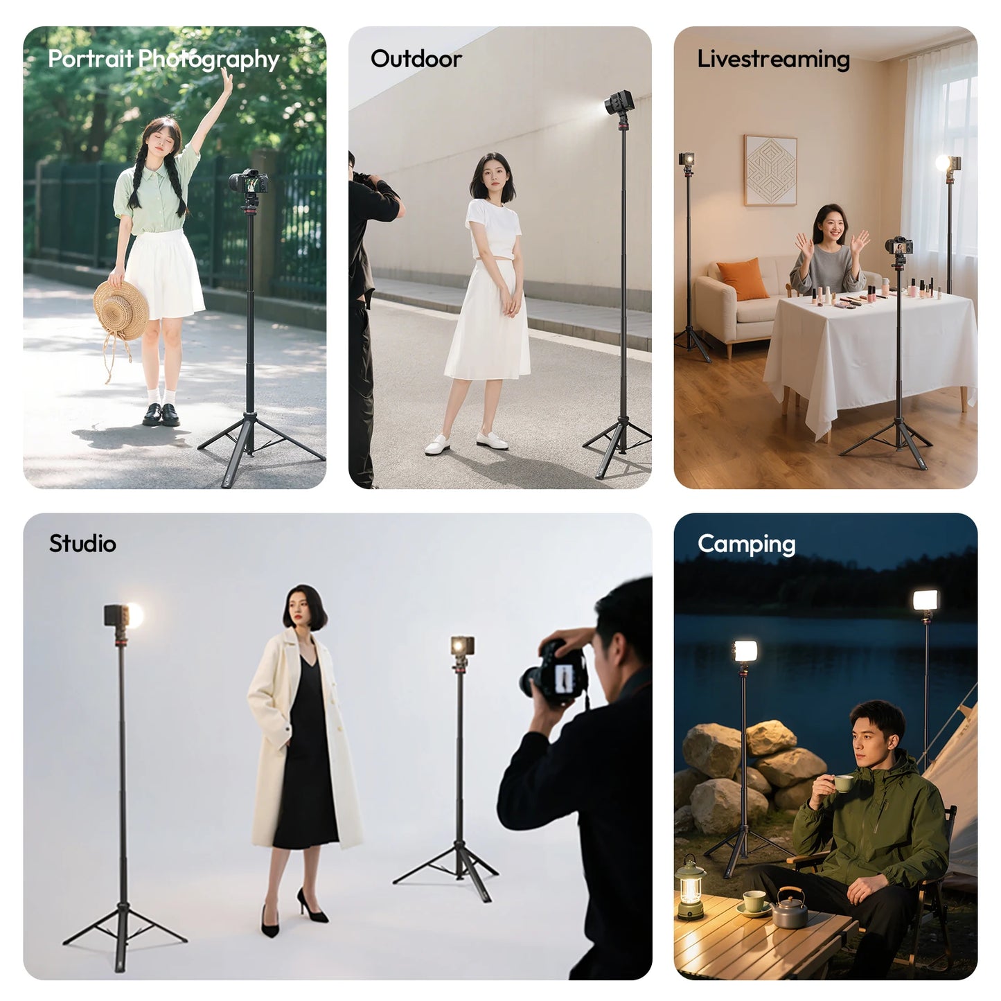 Ulanzi MT-80 Auto-Open 2m Tripod Light Stand