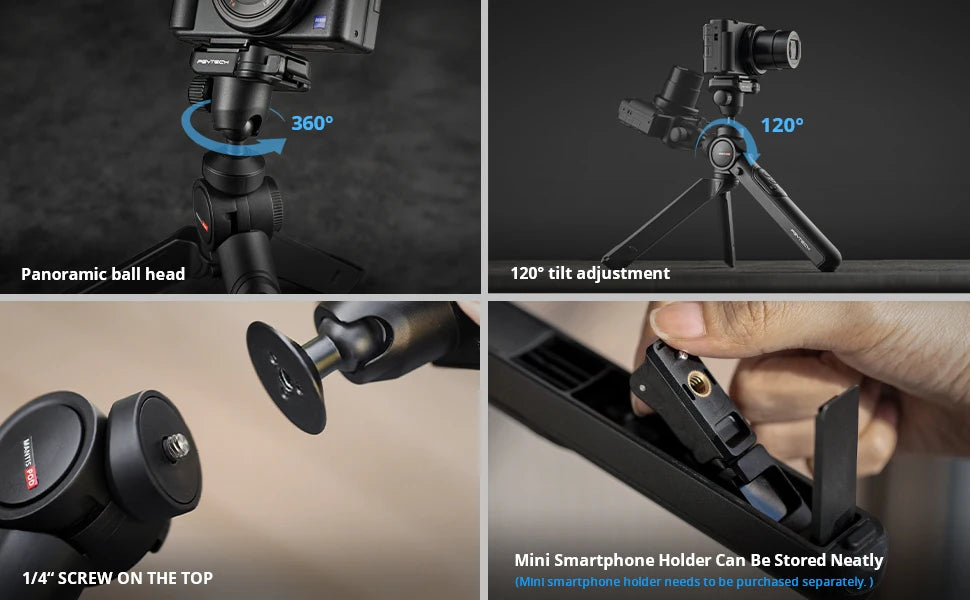 PGYTECH MANTISPOD 2.0 Mini Vlogging Tripod