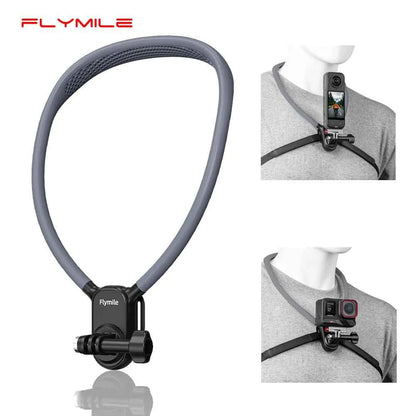 Flymile Foldable POV Neck Mount for Action Cameras