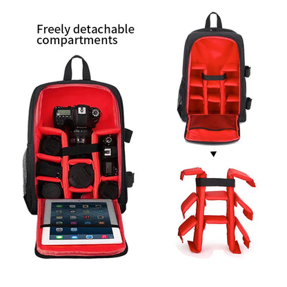 JINNUOLANG 8018 Camera & Laptop Backpack