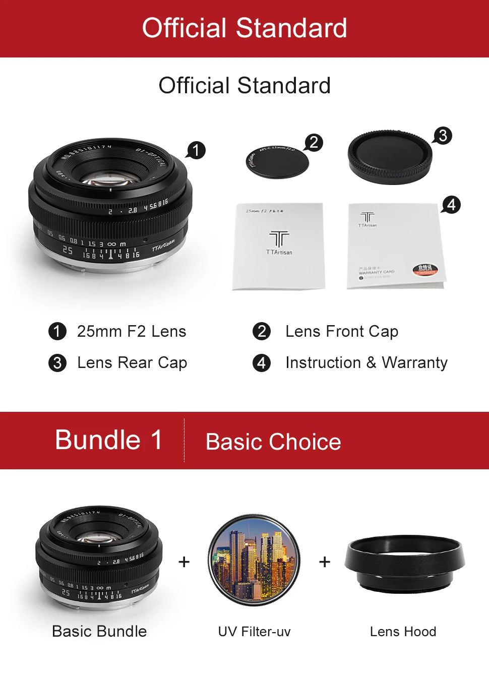 TTArtisan 25mm f/2 APS-C Manual Focus Lens