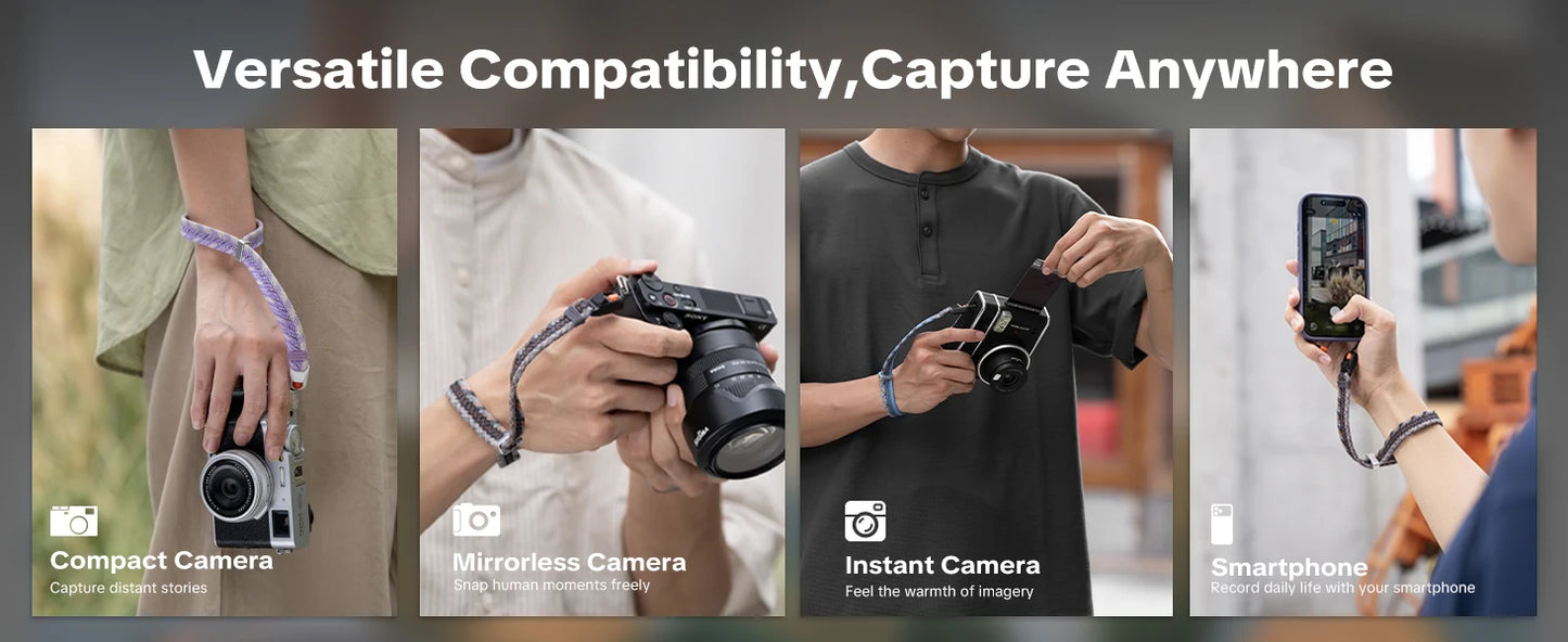 PGYTECH Camera Wrist Strap Slim – Trendy