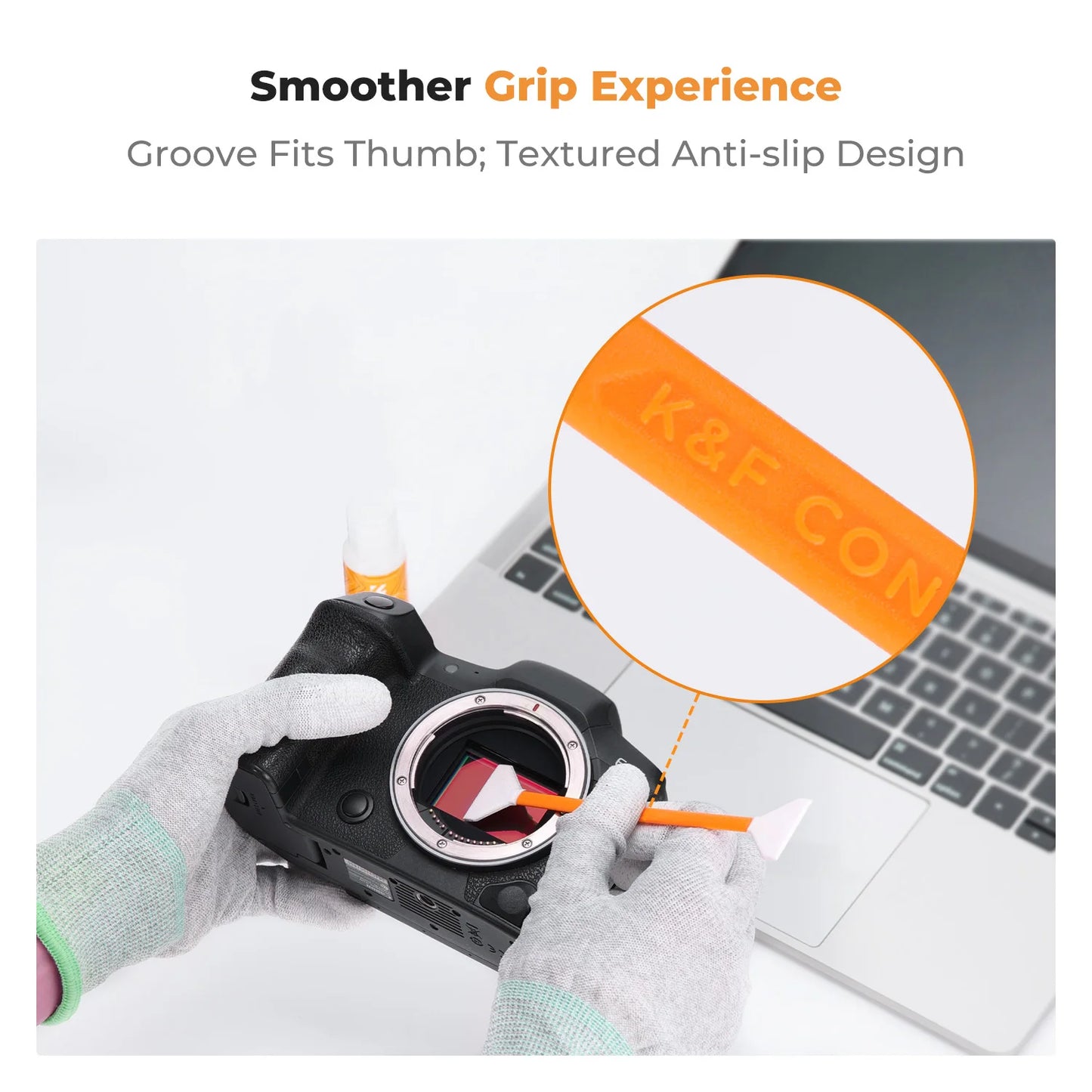 K&F Concept 10-Pack Camera Sensor Cleaning Swab Kit