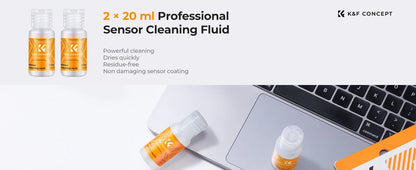 K&F Concept Camera Sensor Cleaning Fluid 2 x 20mL