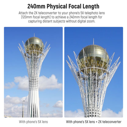 NEEWER 2x Smartphone Telephoto Converter Lens