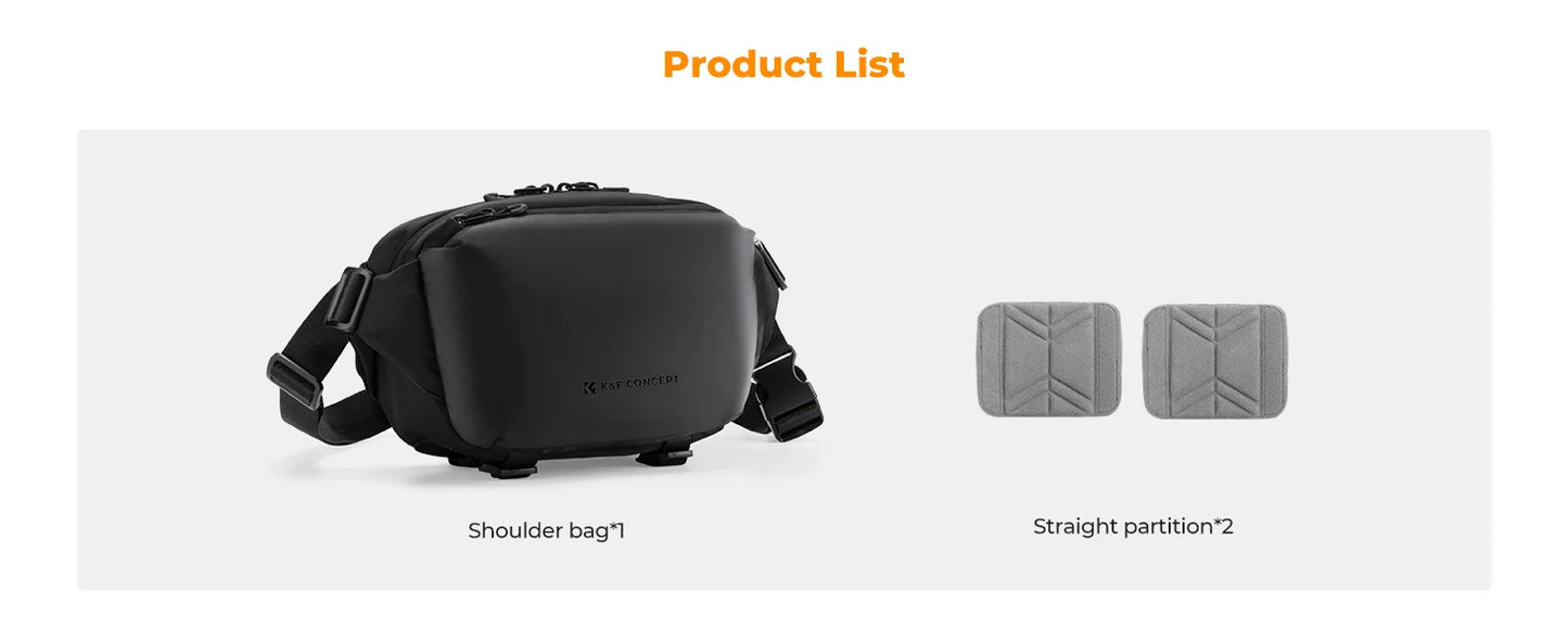 K&F Concept 4L Camera Sling Bag for DSLR & Mirrorless Cameras