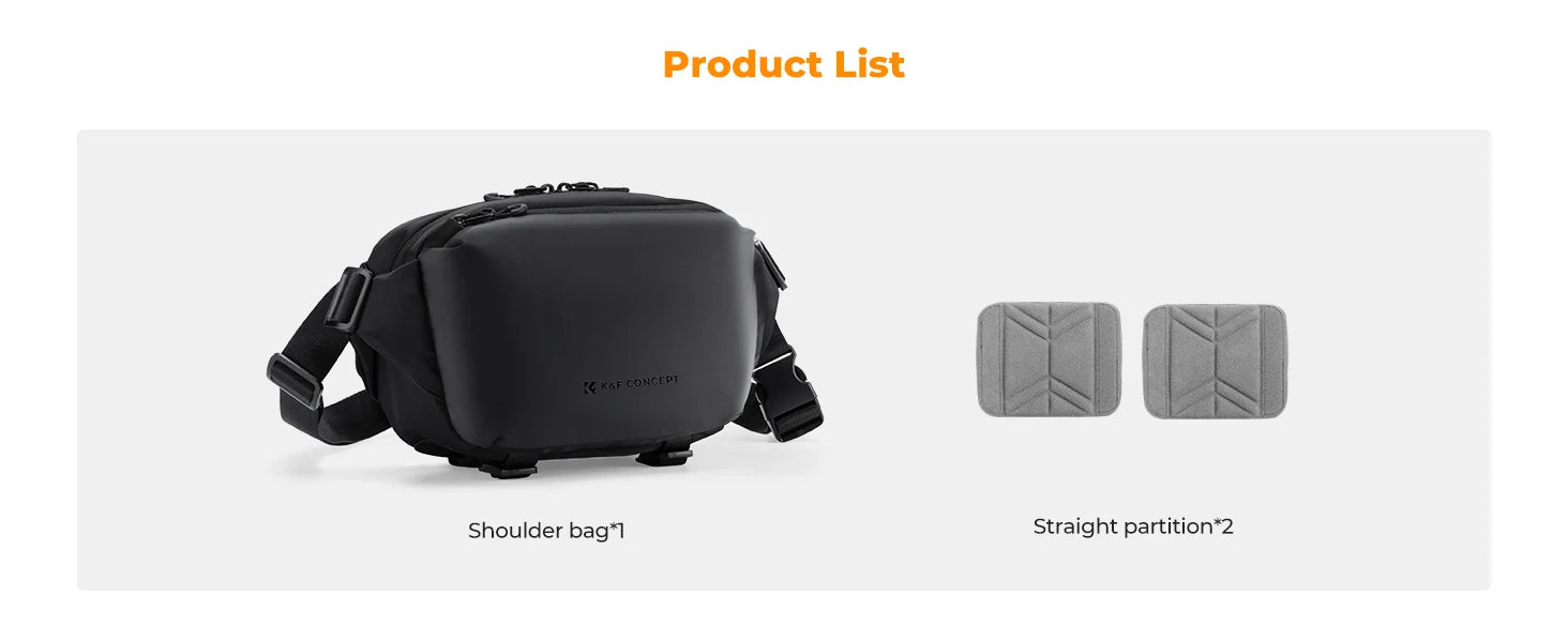 K&F Concept 4L Camera Sling Bag for DSLR & Mirrorless Cameras