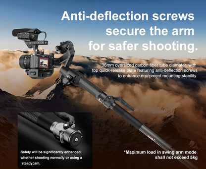 COMAN M1 Carbon Fibre Monopod Tripod