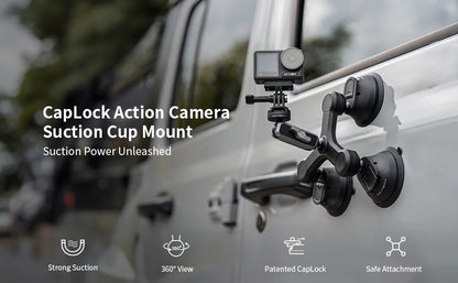 PGYTECH CapLock Triple Suction Camera Mount