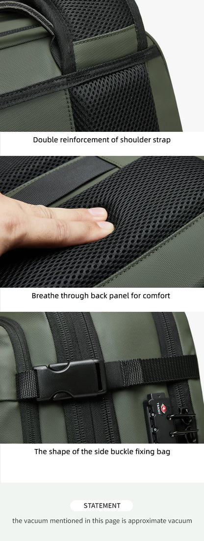 Vacuum Compression 17-Inch Laptop Travel Backpack