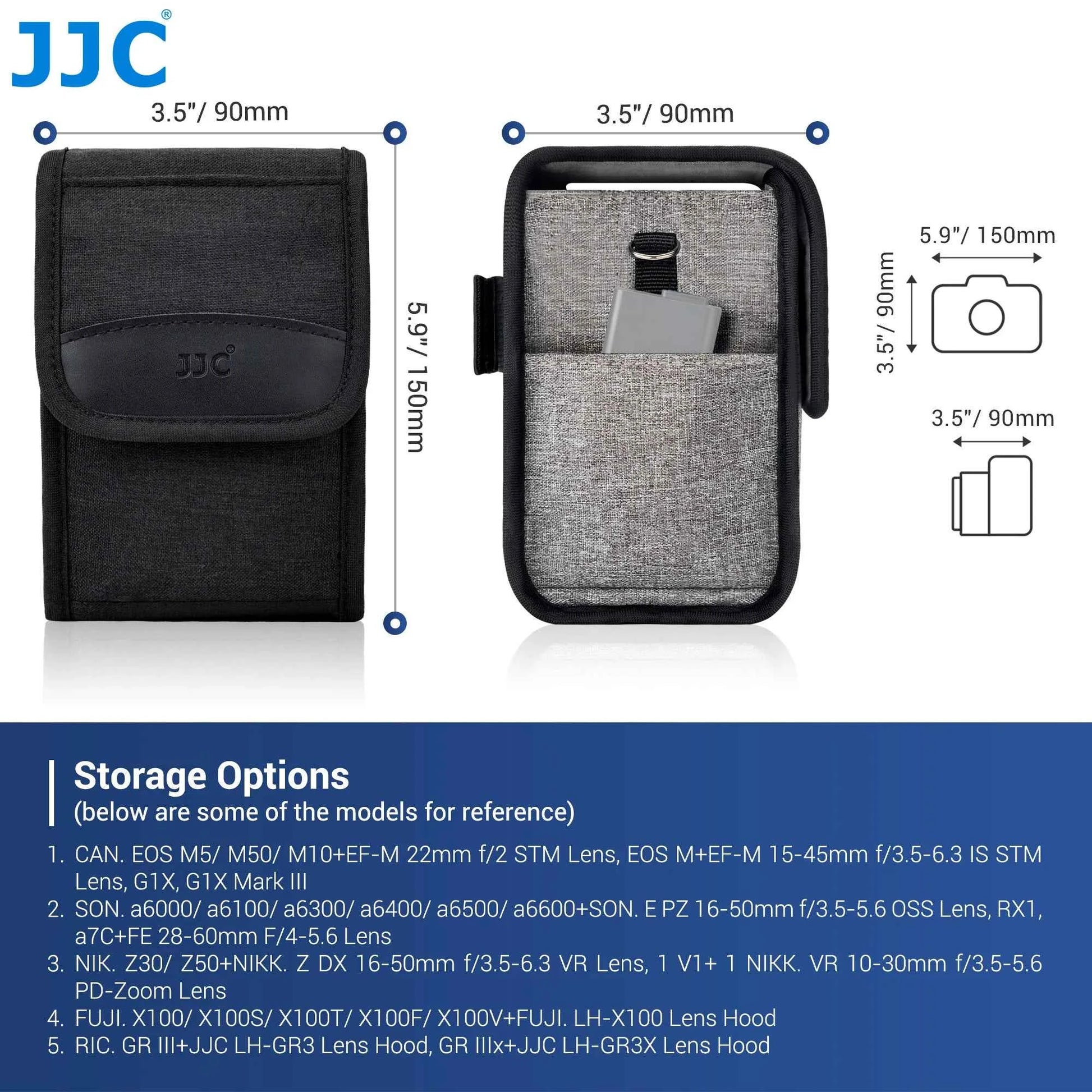 JJC OC-FX1 Compact Camera Pouch with Strap