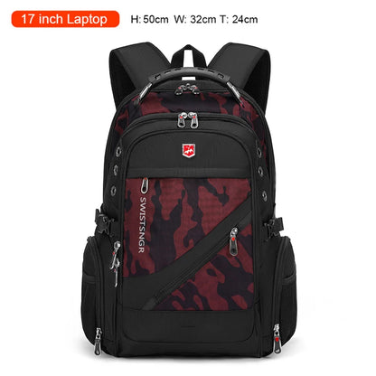 Water-Resistant 17–20-inch Laptop Travel Backpack