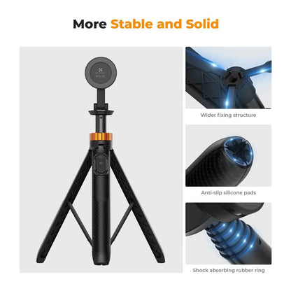 K&F MS19 63 Inch Magnetic Selfie Stick Tripod