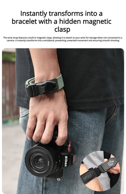 Magnetic Quick Release Camera Wrist Strap