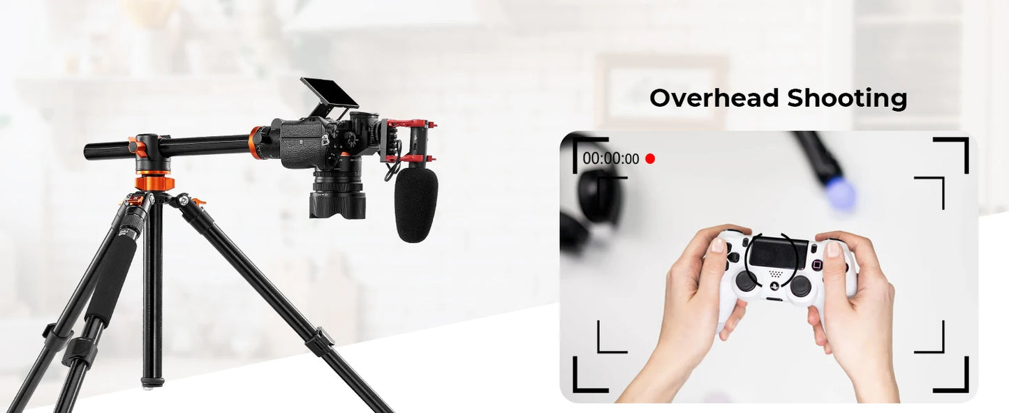 K&F Concept T255A3 72-Inch Aluminium Monopod Tripod