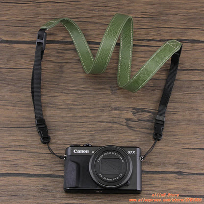 Camera Hub Essentials PU Leather Compact Camera Neck Strap
