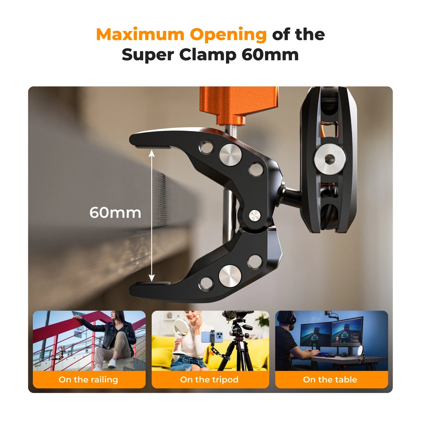 K&F Super Clamp & Magic Arm Mount