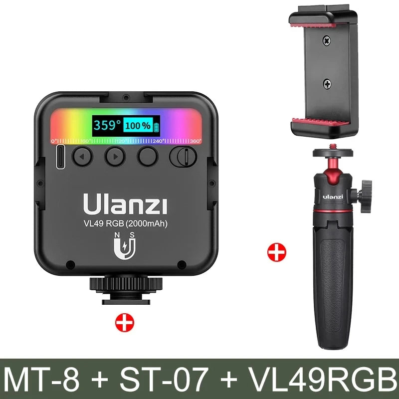 Ulanzi VL49 RGB Magnetic LED Video Light