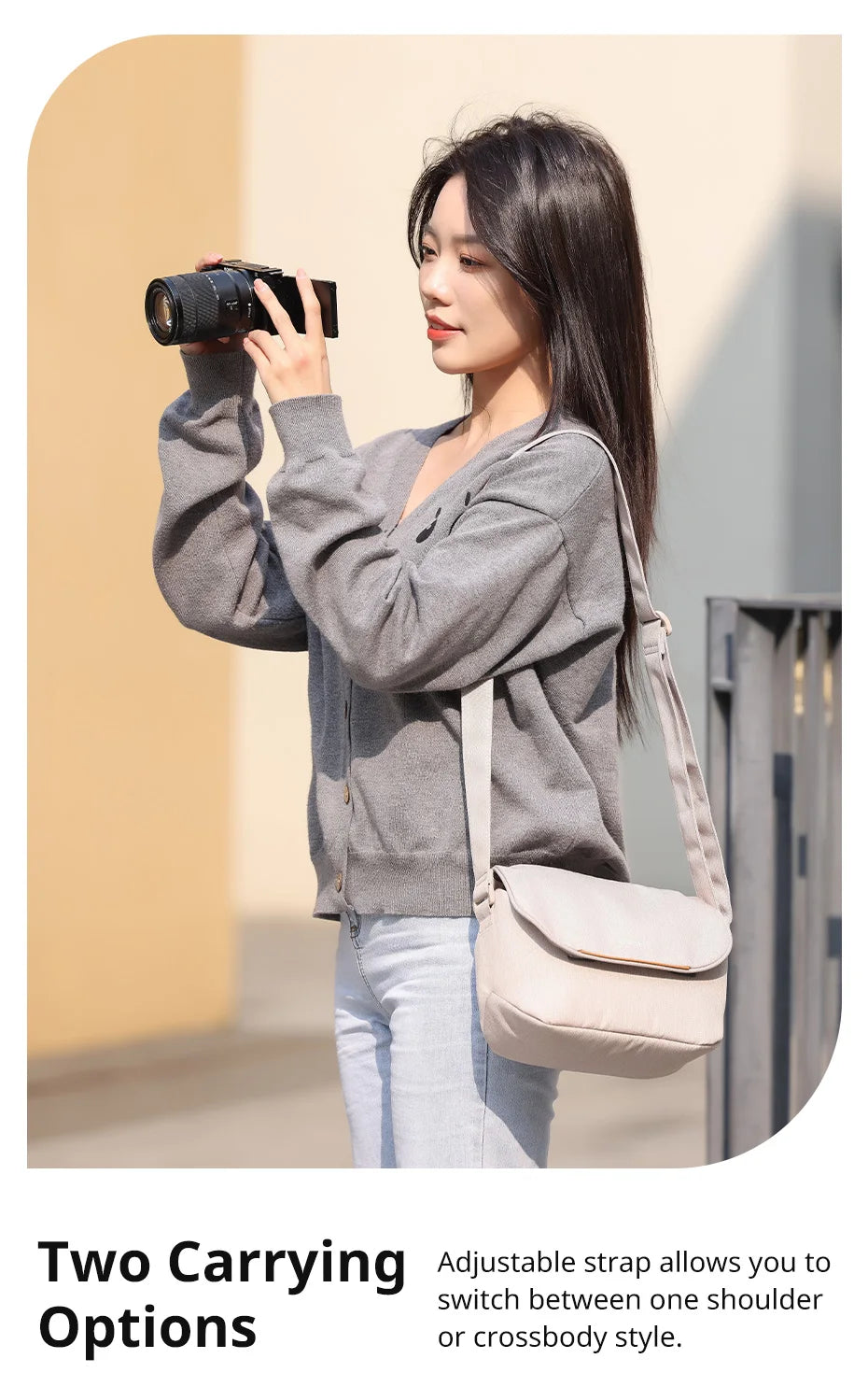Ulanzi F01 3L Splash-Resistant Camera Sling Bag