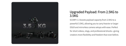 FeiyuTech SCORP-C 2 3-Axis Camera Gimbal