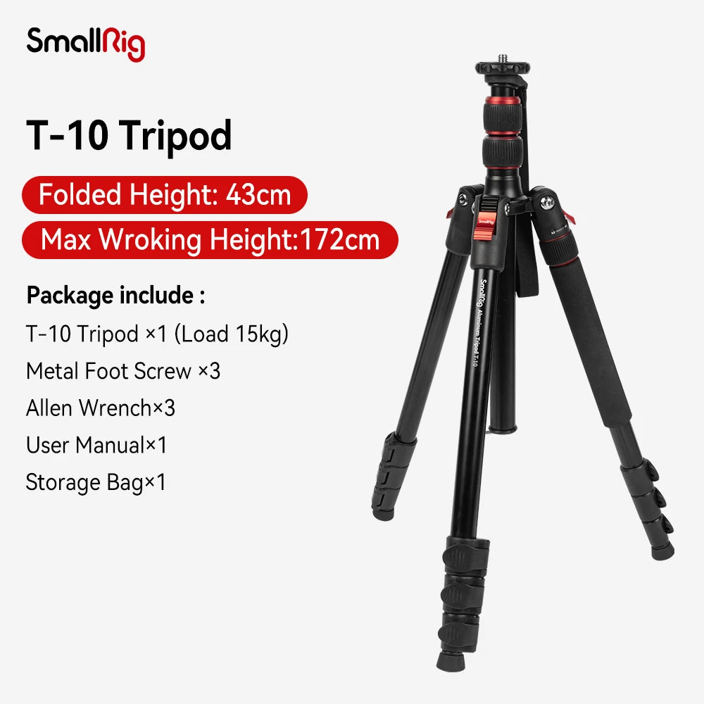 SmallRig Aluminium Camera Tripod – 3983 / 3935