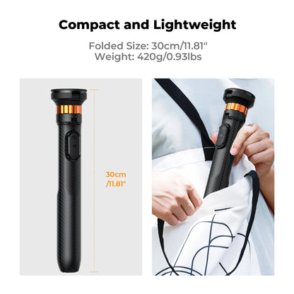 K&F MS19 63 Inch Magnetic Selfie Stick Tripod