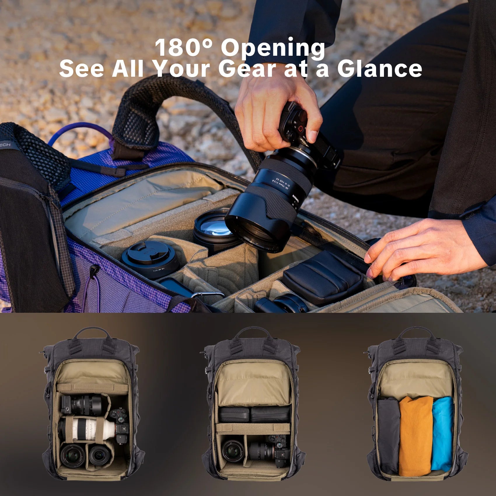 PGYTECH OnePro Ultralight Camera Backpack - 30L Misty Green