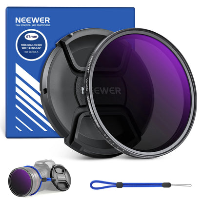 NEEWER ND2-ND400 Variable Neutral Density Lens Filter