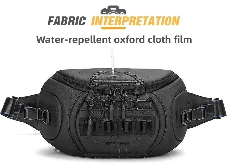 Water-Resistant DSLR Shoulder Bag for 1 Camera and 2 Lenses