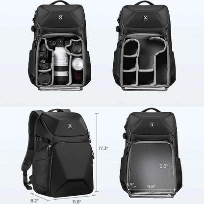 K&F Concept 20L Waterproof Hardshell Camera Backpack