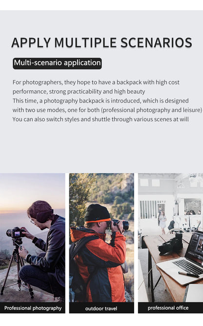TW-6166 DSLR Camera Backpack