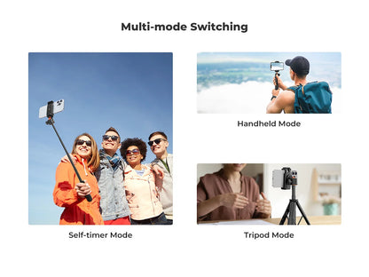 K&F MS11 60cm 3-in-1 Selfie Stick Desktop Tripod