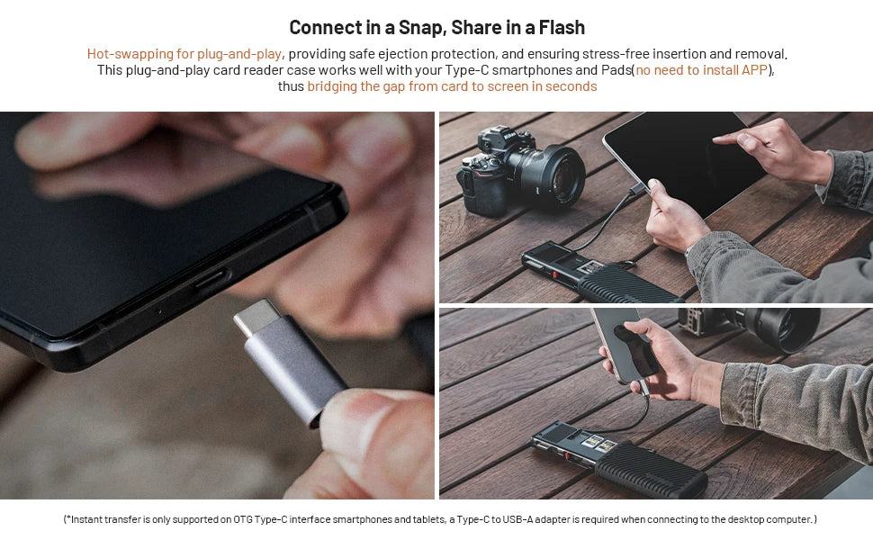 PGYTECH CFexpress CreateMate Card Reader Case