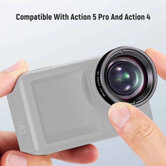 NEEWER 2x Macro Lens for DJI Osmo Action 5 Pro and Action 4