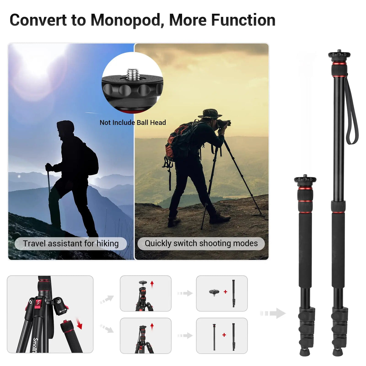 SmallRig Aluminium Camera Tripod – 3983 / 3935