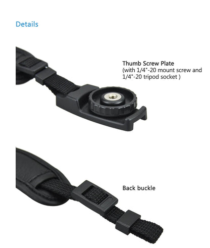 JJC Camera Hand Grip Strap for DSLR and Mirrorless Cameras