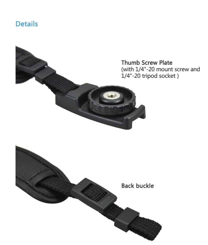 JJC Camera Hand Grip Strap for DSLR and Mirrorless Cameras