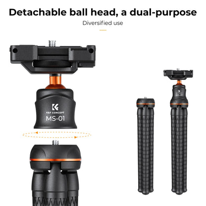 K&F MS01 Flexible Mini Phone Tripod with Remote