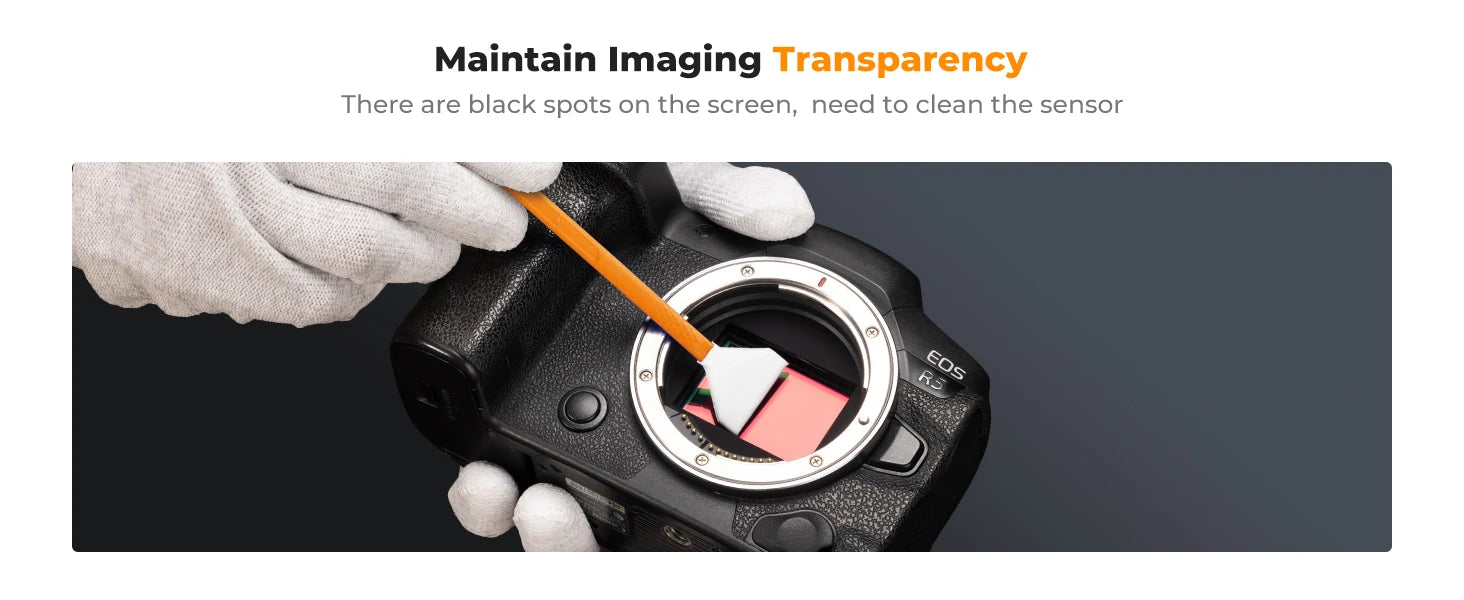 K&F Concept Camera Sensor Cleaning Swab & Liquid Kit
