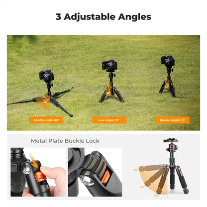 K&F 52cm Desktop Mini Tripod with Ball Head