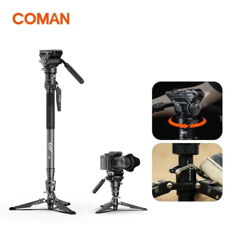 COMAN M1 Series Carbon Fibre Camera Monopod