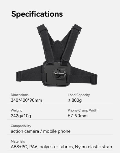 Ulanzi Go-Quick II Magnetic Chest Mount