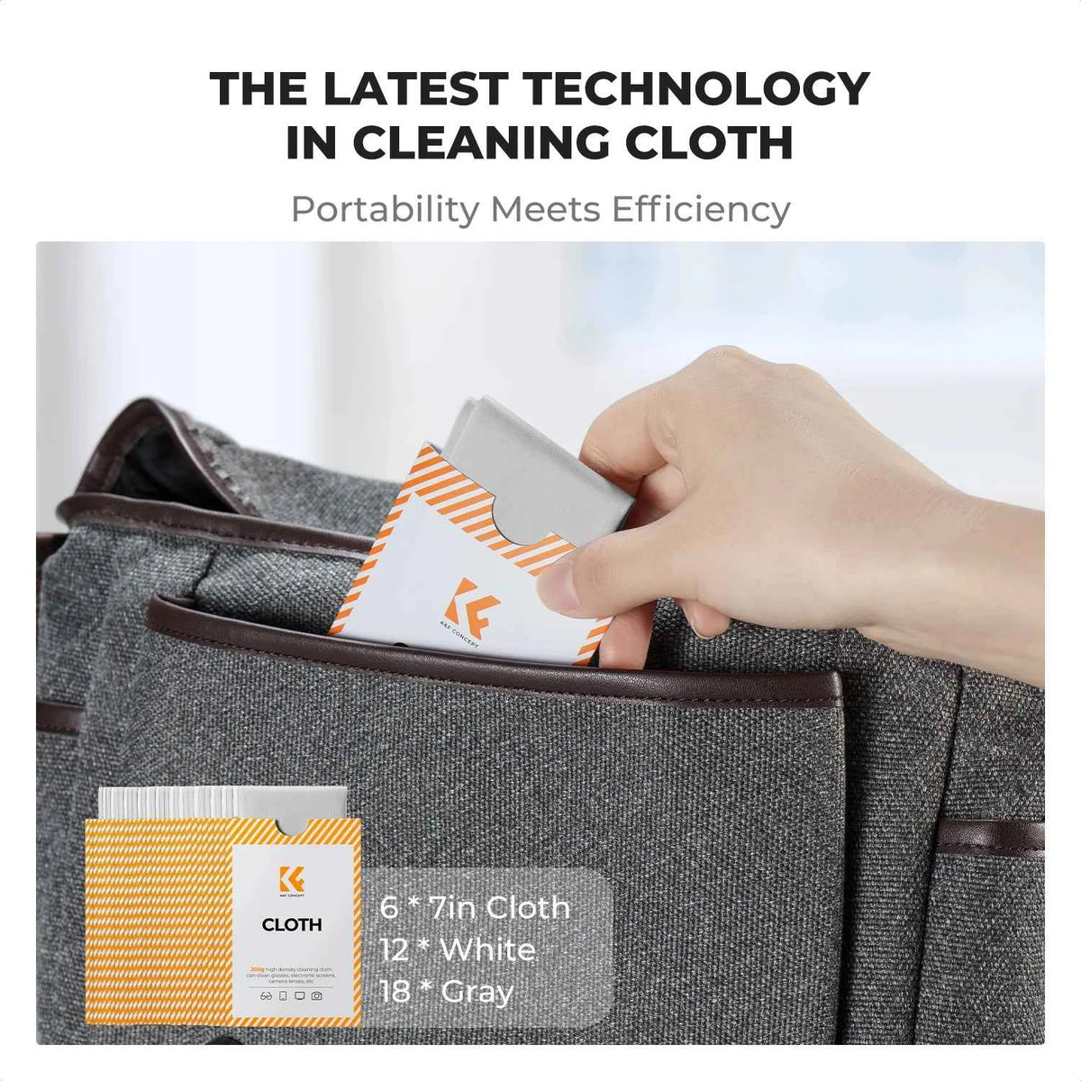 K&F Concept Microfiber Lens Cleaning Cloths