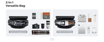 K&F Concept 15L Camera Sling Bag for DSLR & Mirrorless Cameras